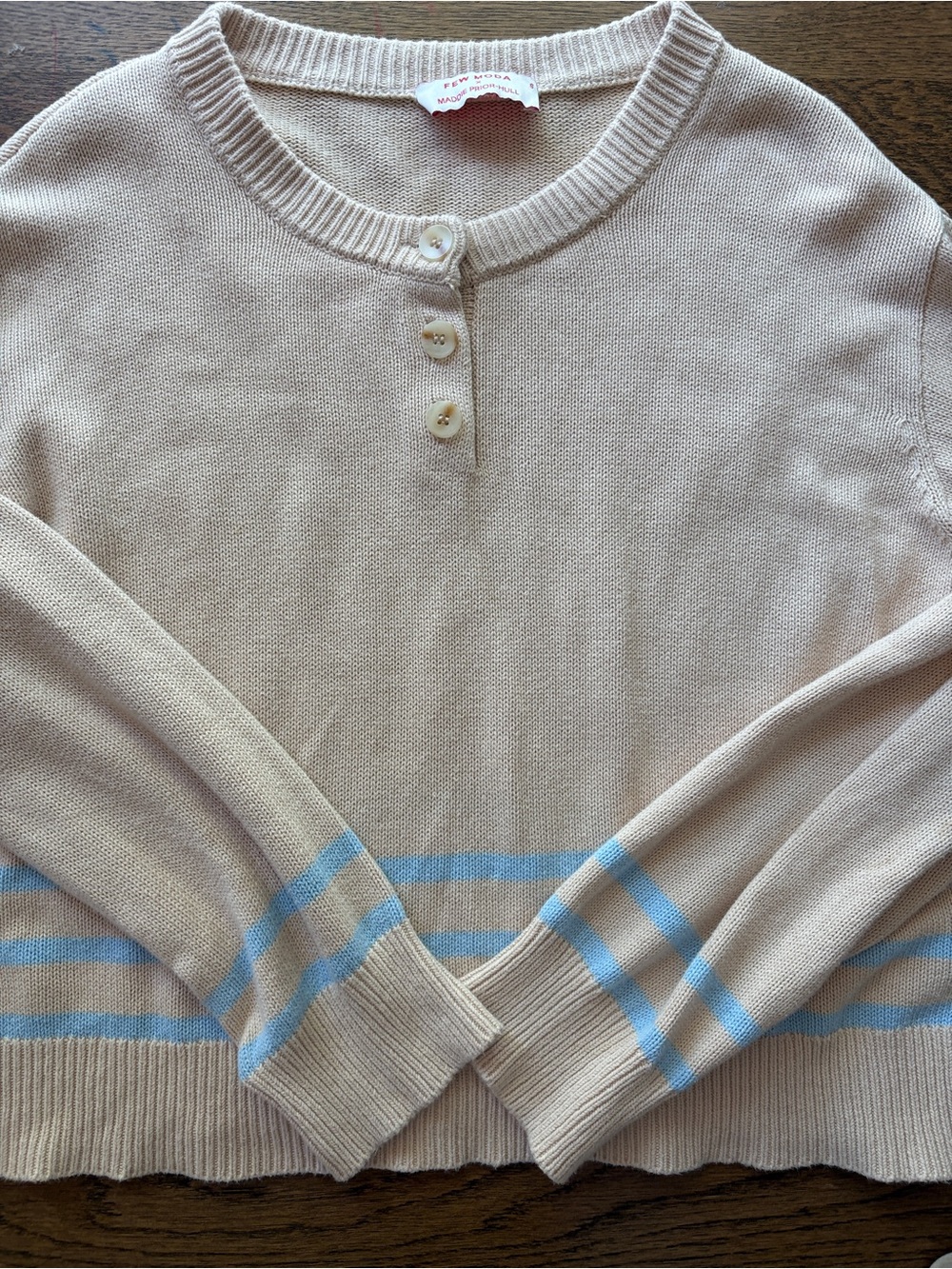 Few Moda x Maddie Prior-Hull Shoreline Cotton Stripe Sweater - Picture 6 of 14